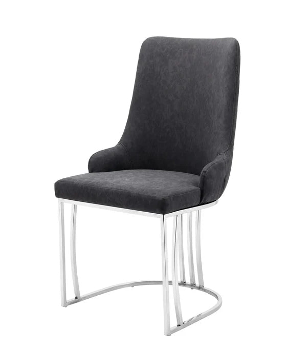 Bruno Faux Velvet Dining Chairs