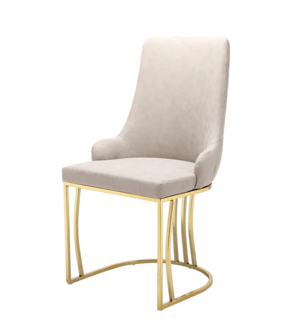 Bruno Faux Velvet Dining Chairs