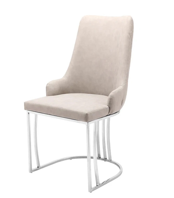 Bruno Faux Velvet Dining Chairs