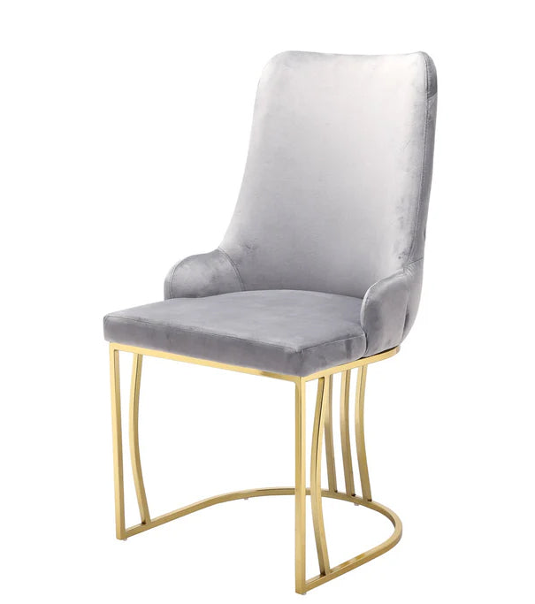 Bruno Faux Velvet Dining Chairs