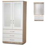 Load image into Gallery viewer, Amoré 2-Door 3-Drawer Gents Wardrobe
