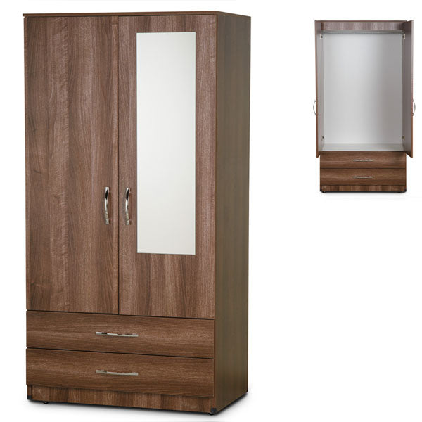 Amoré 2-Door 2-Drawer Gents Wardrobe
