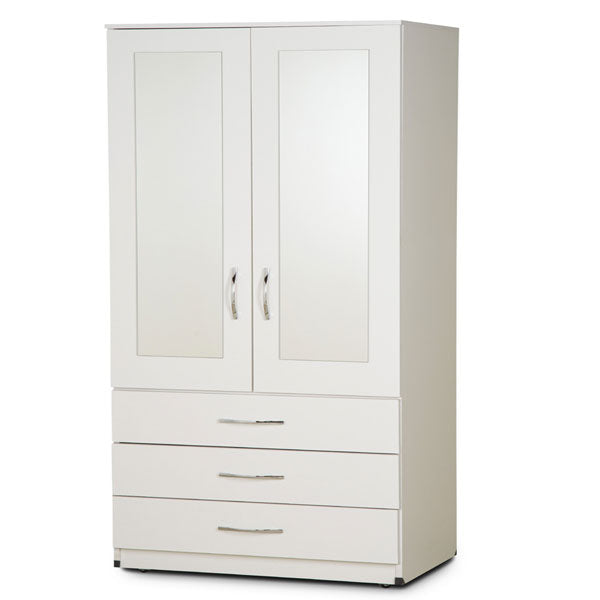 Amoré 2-Door 3-Drawer Gents Wardrobe